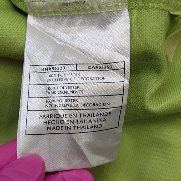 NIKE Preppy Golf Polo Shirt XL 24x30 Green Fit-Dry - Picture 5 of 11